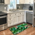 thumbnail image 2 of SKYSONIC 39x20 Inch Area Rug Tropical Palm Leaves Door Mat Washable Non-Slip Throw Floor Carpet, 2 of 7