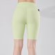 thumbnail image 4 of Pantalones Cortos para Hombre Cintura Elástica con Bolsillos Casual Cintura Alta Levantado Nalgas Ajustado Deportes Correr Medio Pantalones Cortos, 4 of 8