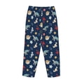 thumbnail image 5 of Goofa Sea Creatures Printed Soft Pajama Pants for Women, Wide Leg Comfy Casual Lounge Yoga Pants-Medium, 5 of 9