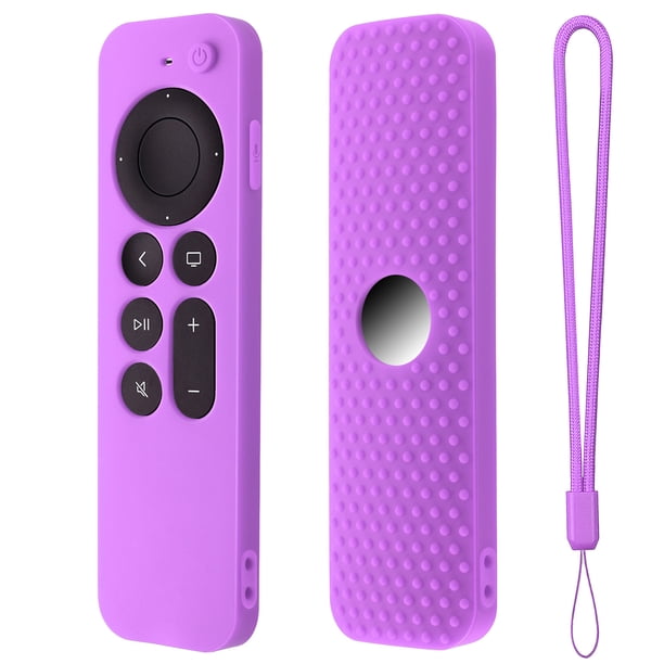 Para Apple TV 4K 6th Stick Remote Funda protectora de silicona con correa