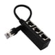 thumbnail image 4 of Divisor de red LAN Ethernet y extensor RJ45 de 1 a 3 puertos, 4 of 8