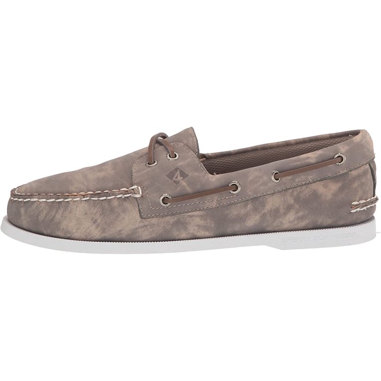 Sperry Top-Sider A/O 2-Eye Nubuck Khaki 6M - Walmart.com