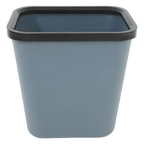 TABLZONE Office Trash Can Grey Plastic for Storage Use Thickened