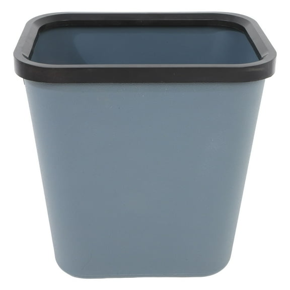 TABLZONE Office Trash Can Grey Plastic for Storage Use Thickened