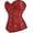 Black Red, variant on Corset Top Lingerie Bustier Overbust Women Classic Basques Medieval Plus Size Vintage Halloween 4XL