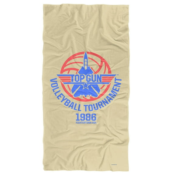 Top Gun Beach Towel, 30"x60" Volleyball Tournament Beach Towel