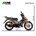 thumbnail image 5 of Motocicleta MB MOTOS Matrix 130cc Naranja 2024 Matrix 130GT Semiautomática, 5 of 5