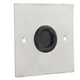 thumbnail image 4 of Placa de cubierta de salida en blanco de acero inoxidable, placas decorativas de pared, cubiertas eléctricas con tornillos para interruptores de salidas no utilizadas, 4 of 5