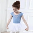 thumbnail image 3 of ZZwxWA Ballet Leotards for Girls, Dance Dress Short Sleeve Dance Leotards for Toddlers/Little Girls Reduced Price, 3 of 5