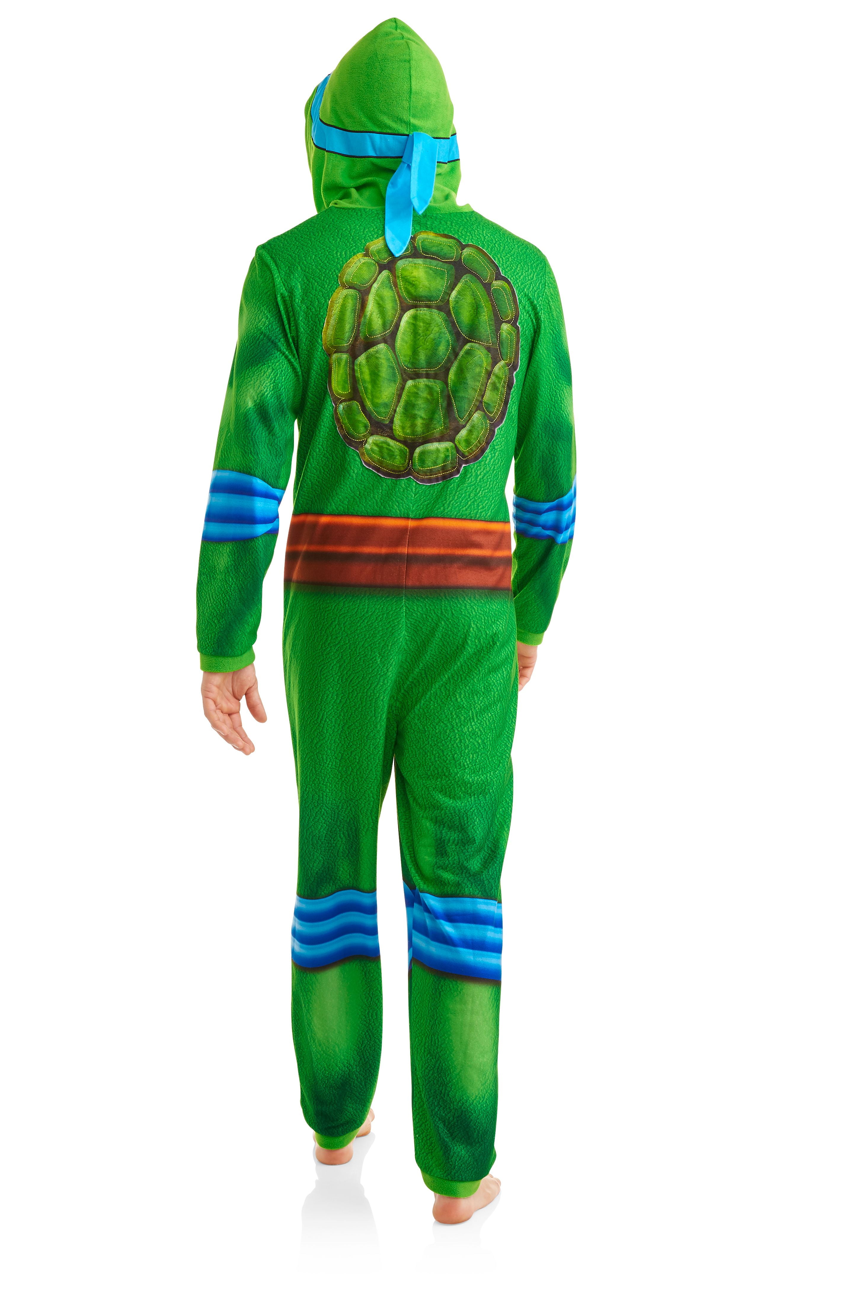 Teenage Mutant Ninja Turtles Boys One Piece Pajamas Size 4-14 Union Suit  Costume