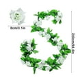 thumbnail image 3 of Fufafayo under $5 Artificial Flower Vine, Spring Summer Wreath with Wildflower Design, Decorative Flower Garland for Indoor Outdoor, Wedding Arch Porch Staircase Decor, 3 of 6