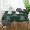 thumbnail image 3 of Yayeee Tablecloths 60" x 120" Rectangle Wrinkle Resistant Party Table Cover, New Year Tree Pattern, 3 of 8