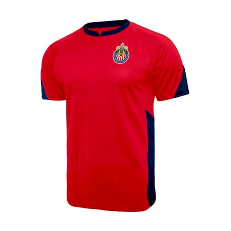Icon Sports Men Chivas De Guadalajara Soccer Poly Shirt Jersey -06 Small