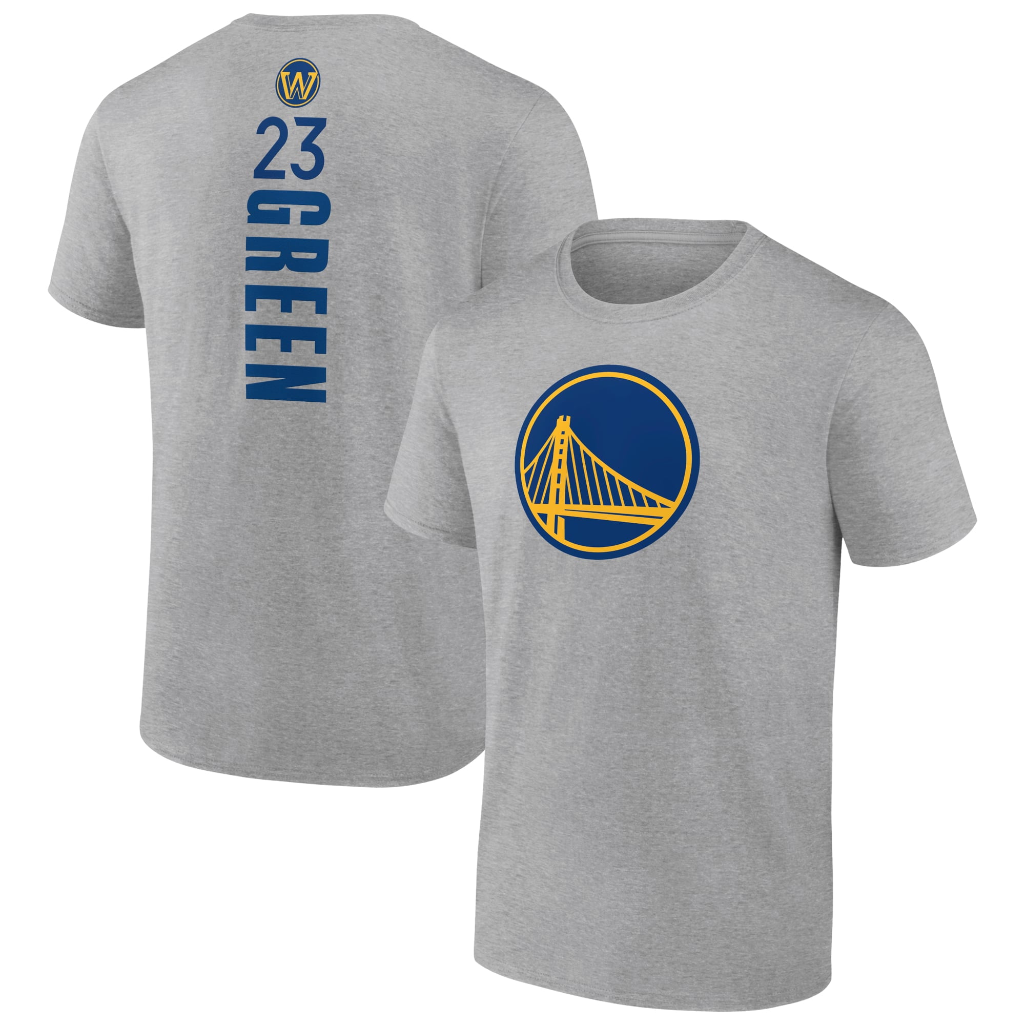 Men's Draymond Green Heathered Gray Golden State Warriors Playmaker Name & Number T-Shirt