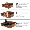 thumbnail image 3 of Euchirus Pet Dog Bed - Soft Plush Orthopedic Washable Dog Sofa with Waterproof Bottom, 3 of 18