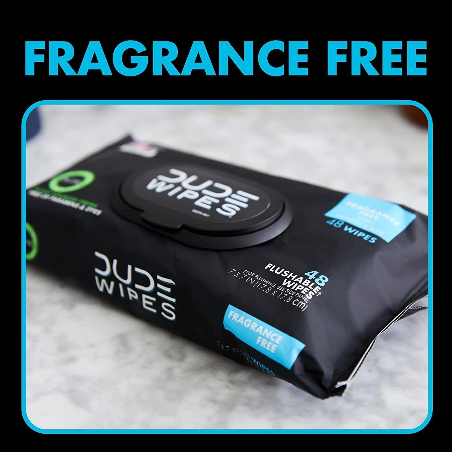 DUDE Wipes - Flushable Wipes - Unscented 8 Pack + Mint Travel Pack, 402 Wipes - Extra Large Dispenser Wet Wipes with Vitamin E & Aloe For Men - Septic and Sewer Safe
