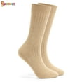 thumbnail image 3 of Spencer Cotton Athletic Compression Crew Socks Plantar Fasciitis Socks Support for Athletic, Support, Flight, Travel, Hiking, 3 of 8