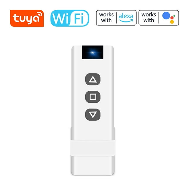 Tuya WiFi RF433 Remotes Control Mini Curtain Switch Module Intelligent Home Switch Device Sharing Timing