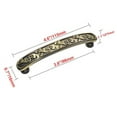 thumbnail image 5 of Utopia Alley HW265PLAB021 Roma Antique Brass Cabinet Pull  3.8 inch Center to Center, 5 of 7