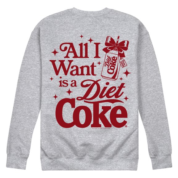 Coca-Cola - All I Need Is Diet Coke Men's Graphic Fleece Sweatshirt