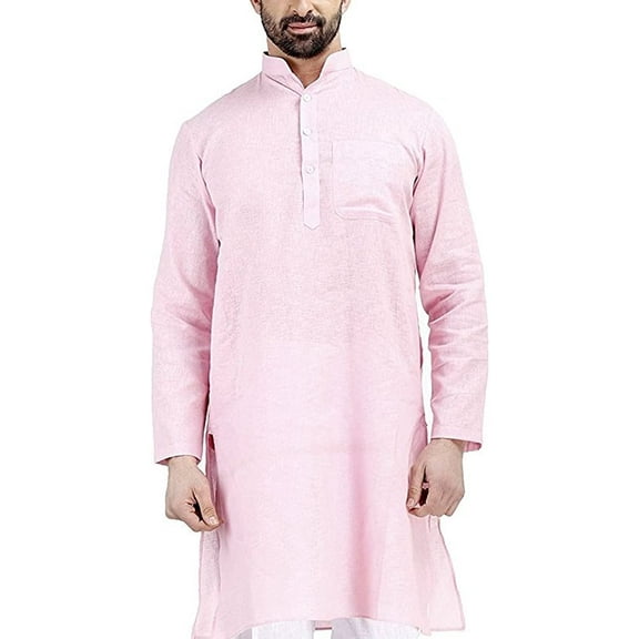 Royal Kurta Men's Khadi Linen Casual long Comfortable Kurta