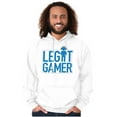 thumbnail image 3 of Legit Gamer Video Games Nerdy Geeky Hoodie Hooded Sweatshirt Men Brisco Brands M, 3 of 6