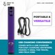 thumbnail image 4 of Kit de Mini Soldador Eléctrico Sin Cabezal con Batería de 510 Hilos y Temperatura Ajustable, Color Violeta, 4 of 5