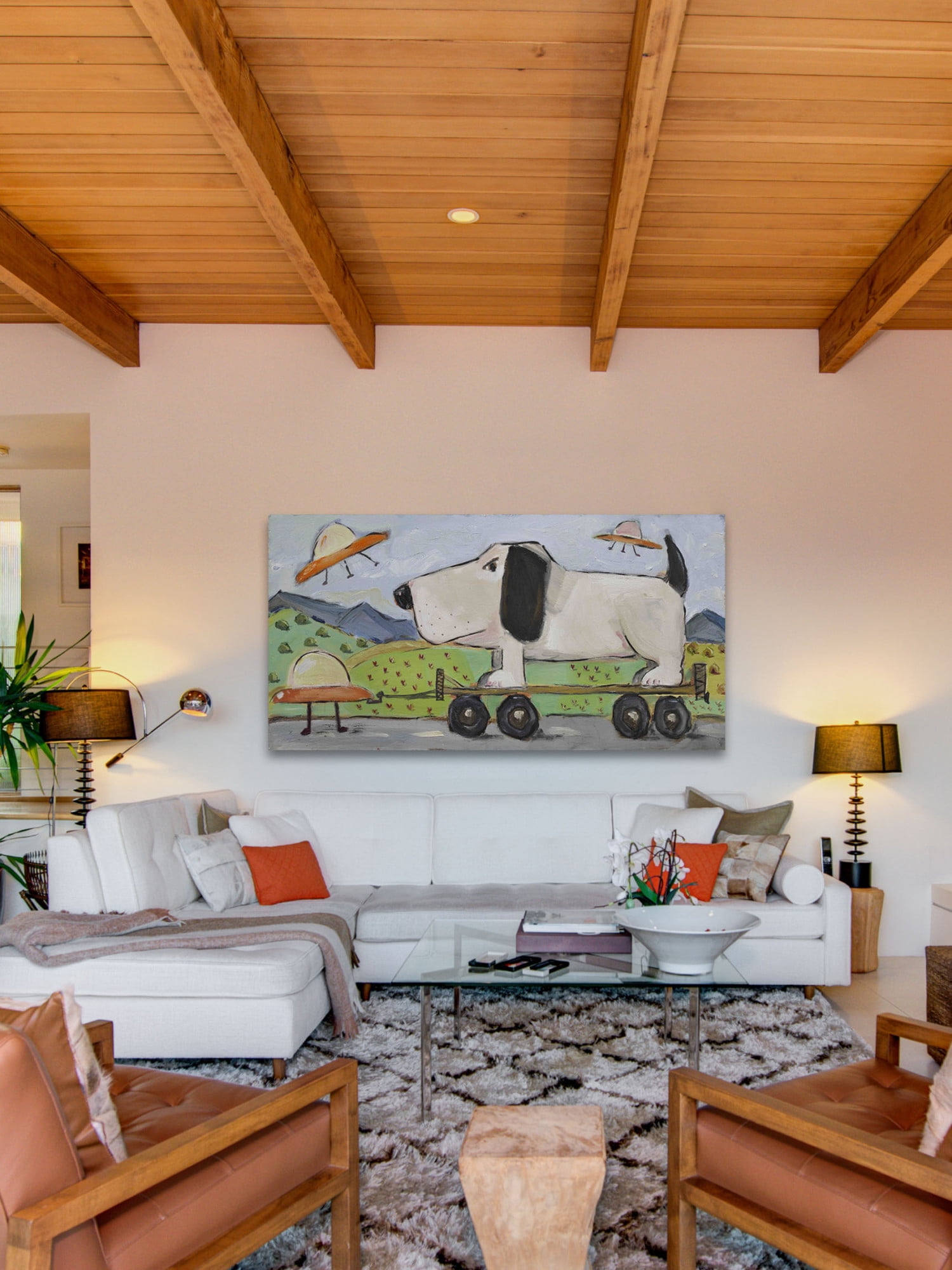 Marmont Hill Inc Marmont Hill - The Abduction by Tori Campisi Painting Print on Canvas - Multi-color