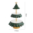 thumbnail image 3 of Leaveforme Cupcake Stand - Premium Cupcake Holder - Christmas Tree Shaped Cupcake Tower Display - Party Décor - 3 Tier Acrylic Display for Pastry - Ideal for Weddings, Birthday, 3 of 8