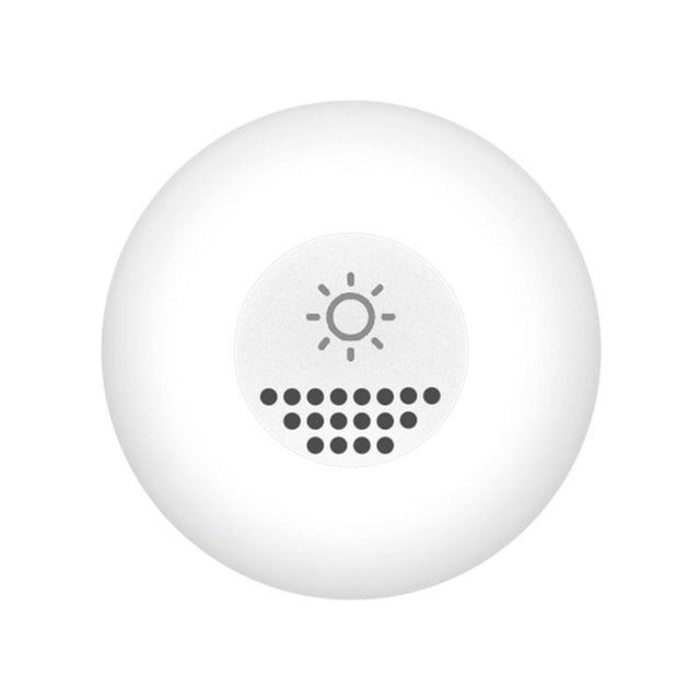 Sensor de Luz Inteligente Tuya Zigbee Sensor de Brillo de Luz Informes en Tiempo Real Automatización de Luz Inteligente Control Remoto por Aplicación