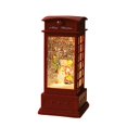 thumbnail image 2 of Eolstice Light Up Christmas Resin Figurine, LED Glowing Wind Lamp Decor, Festive Tabletop Ornament, Home Shelf Mantel Party Decoration, Holiday Gift, 2 of 5