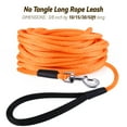 thumbnail image 3 of Lynxking Dog Training Leash Long Lead Heavy Duty Puppy Rope for Small Medium Large Dogs (15 feet x 3/8 in, Orange), 3 of 9