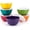Pack of 6 With Lids, variant on Set of 6 Assorted Colors 6 Inch 28oz Melamine Cereal Soup Salad Bowls, Shatter-Proof Chip-Resistant BPA Free Dishwasher Safe