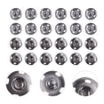 thumbnail image 3 of Sew On Snaps 50 Sets Sew On Snaps Buttons Metal Snaps Fasteners Press Studs Buttons 2 Parts Brass Press Fasteners Round DIY Craft Accessory (17mm-Black), 3 of 10
