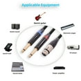 thumbnail image 2 of 1/4 inch to XLR Female Y Splitter Cable,XLR to 6.35mm Mono Plug Microphone Converter Adapter, 2 of 16