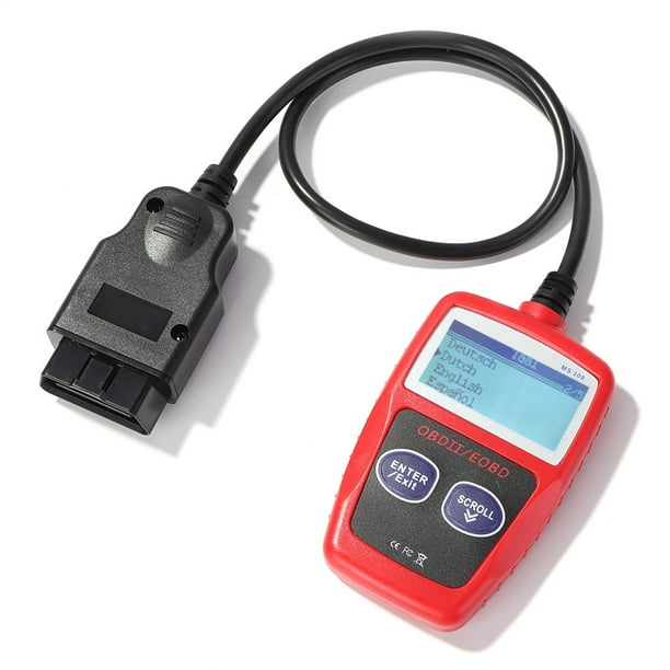 Escáner MS309 LCD Digital OBD2 para herramientas de diagnóstico automotriz lector de códigos de coche
