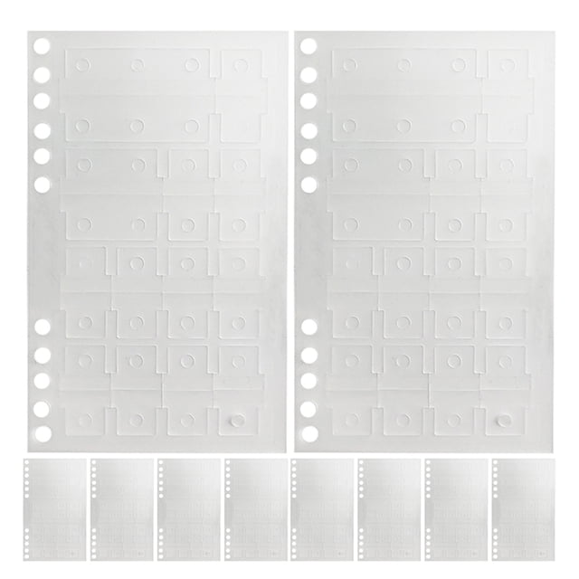 Shisuyan 10 Sheets Sticky Page Markers For Notebooks Multi-Function Sticky Flags Pvc Self-Adhesive Index Tabs For Annotating Books File Folders And Binders