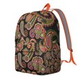 thumbnail image 2 of Boho Style Paisley Backpack for College, Large Student Daypack with Multiple Pockets for Organization, Durable Bag for Books, A Thoughtful Gift for School, 2 of 5