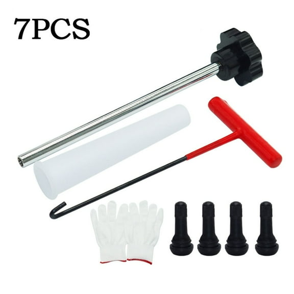Quick Valve Change Tool Kit 7 Piece Set for Fast Tire Valve Replacement
