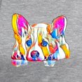 thumbnail image 3 of CafePress - Colorful Corgi Puppy T Shirt - Womens Tri-blend T-Shirt, 3 of 4