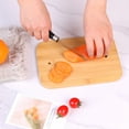 thumbnail image 4 of HTB 6 Piece Small Bamboo Cutting Board Sets with Stand Holder for Kitchen, 4 of 8