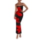thumbnail image 1 of Vestido PRETTYGARDEN Sexy Floral Maxi de Tul Negro XXL, 1 of 8