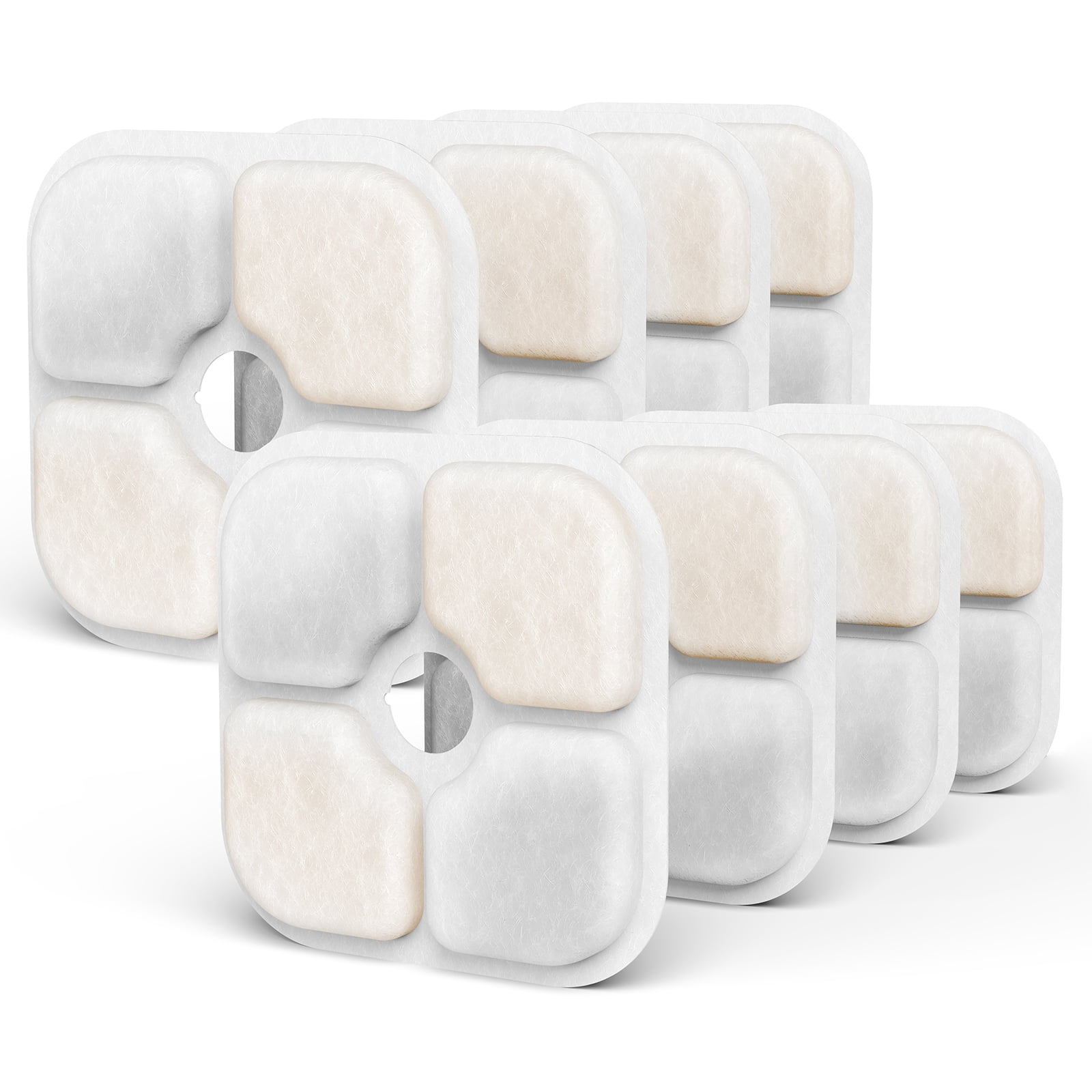 SAMANIJA 8Pcs Cat Water Fountain Filters Replacement, Compatible with