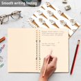 thumbnail image 4 of FORMRS 1-Subject Spiral Notebook 8" x 5" College Ruled 60 Refillable Sheet A5 Hard Cover, 2 Pack, Cartoon Ice Cream Pattern, 4 of 7