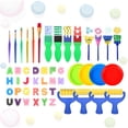 thumbnail image 1 of 48 Painting Early Sponge Brushes Kits Art Painting Pièces pour Enfants, 1 of 1
