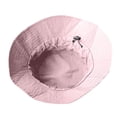 thumbnail image 5 of Men's Quick Dry Waterproof Bucket Hat, Foldable Sun Protection Fisherman Hat, Portable Packable Sun Hat, Outdoor Cycling Cap, Adjustable Chin Strap, Sun Rain Protection - Pink, 5 of 8