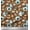 Tawny Brown, variant on Soimoi Cotton Duck Fabric Robin,Butterfly & Anemone Floral Printed Fabric 1 Yard 42 Inch Wide