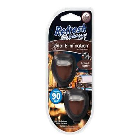 Refresh Your Car! Refined Nights Air Refresheners (Pack of 4)