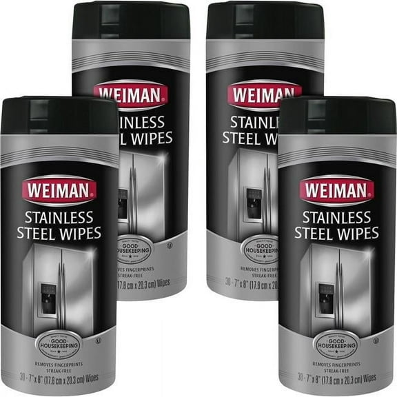 Weiman Products 7 x 8 in. Stainless Steel Wipes
