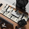 thumbnail image 2 of Long Mouse Pads for Desk,Halloween Pumpkins and Spooky Trees Desk Mats on Top Of Desks, Desk Mouse Pad Extra Large with 3mm Non-Slip Base and Stitched Edge for Gaming,Office,Work,Home 35.4x15.7in, 2 of 5